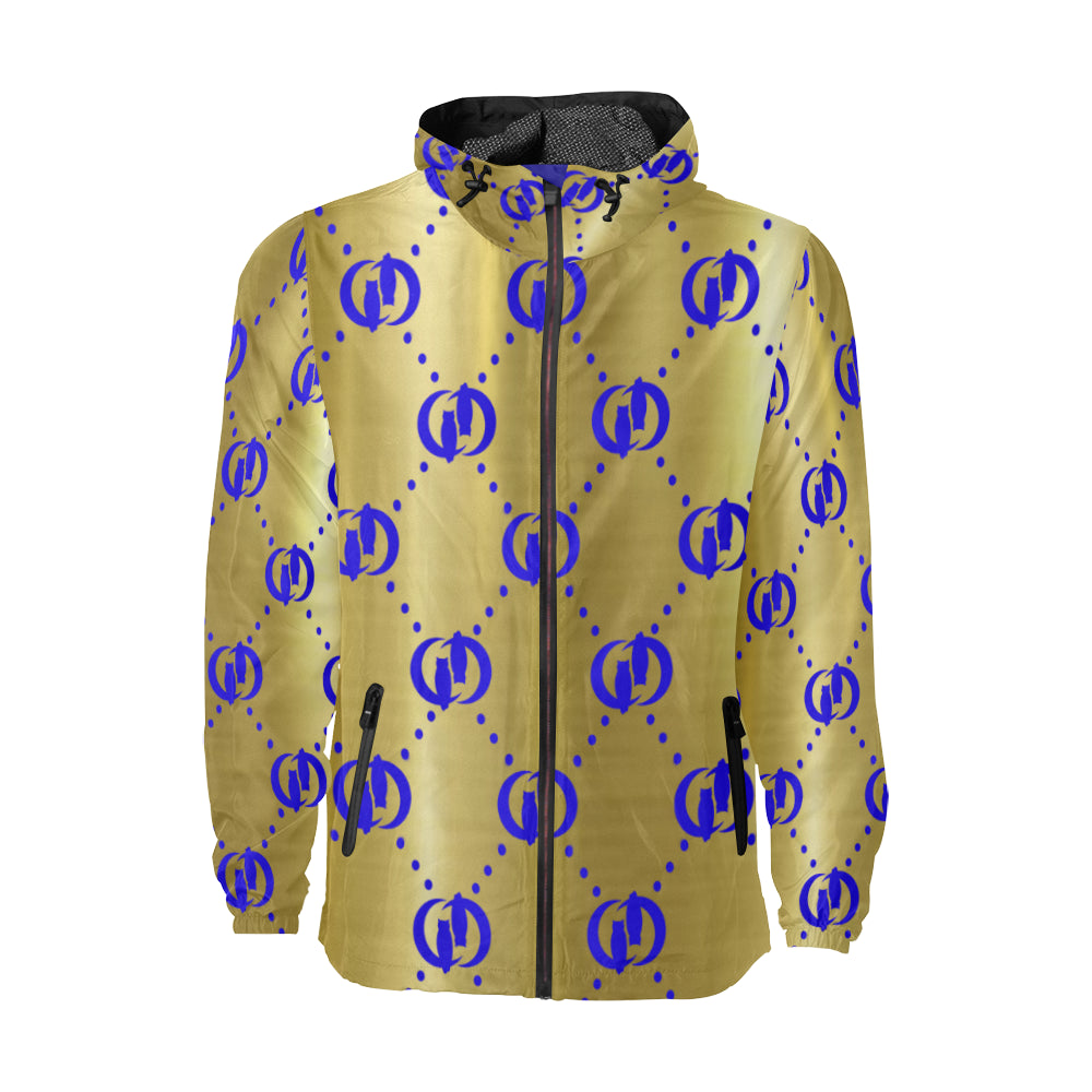 GOODIE GBLUE All Over Print Windbreaker for Unisex