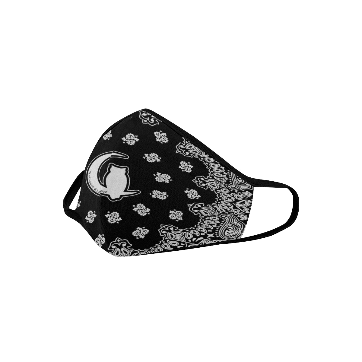 BANDANA BLACC Mouth Mask in One Piece (2 Filters Included)