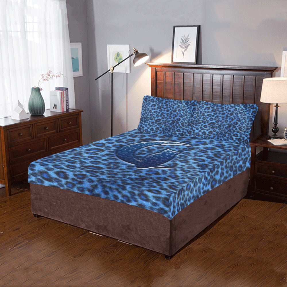 BLUE TIGER SKIN 3-Piece Bedding Set