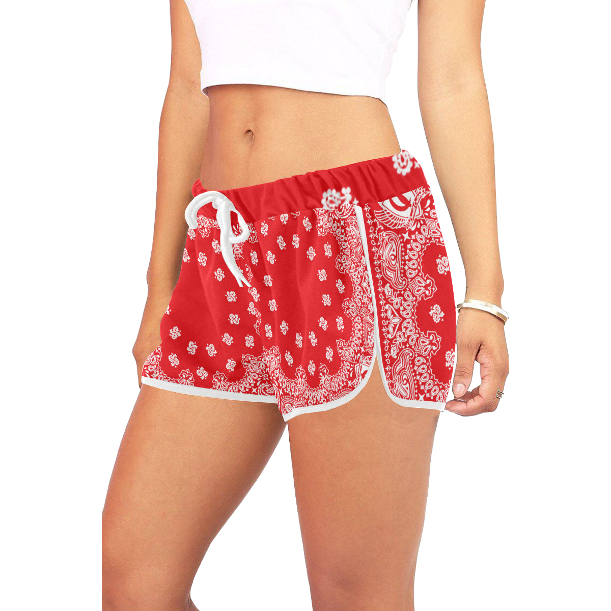 BANDANA Bs'UP Women's All Over Print Relaxed Shorts