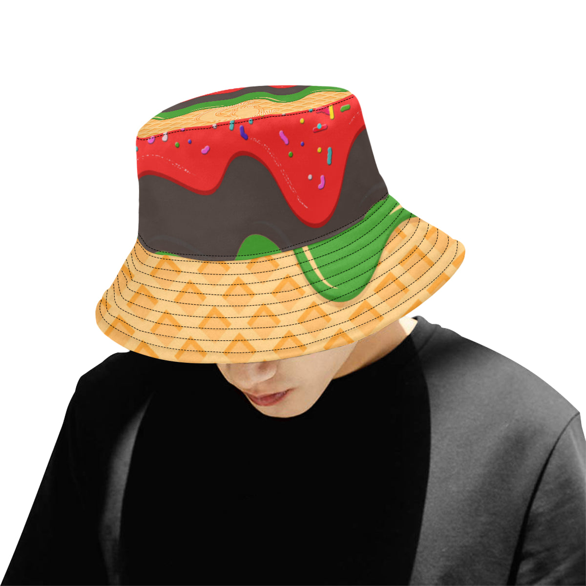 RBG ICE CREAM All Over Print Bucket Hat for Men