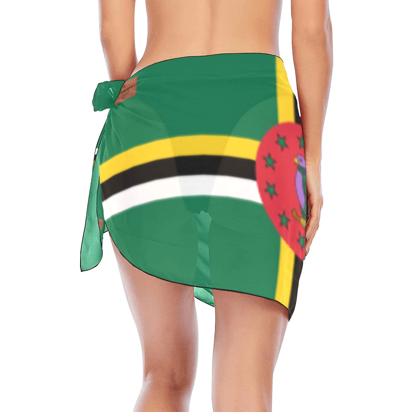 DOMINICA FLAG Beach Sarong Wrap