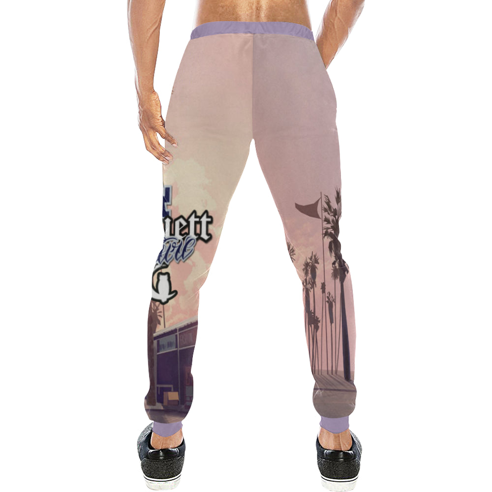 LACHOUETT WESTCOAST Men's All Over Print Sweatpants (Model L11)