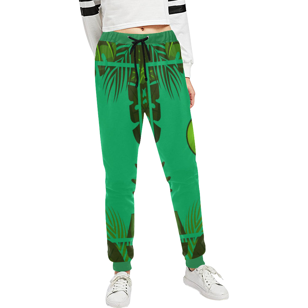 TROPICAL KWEEN FOREST Women's All Over Print Sweatpants