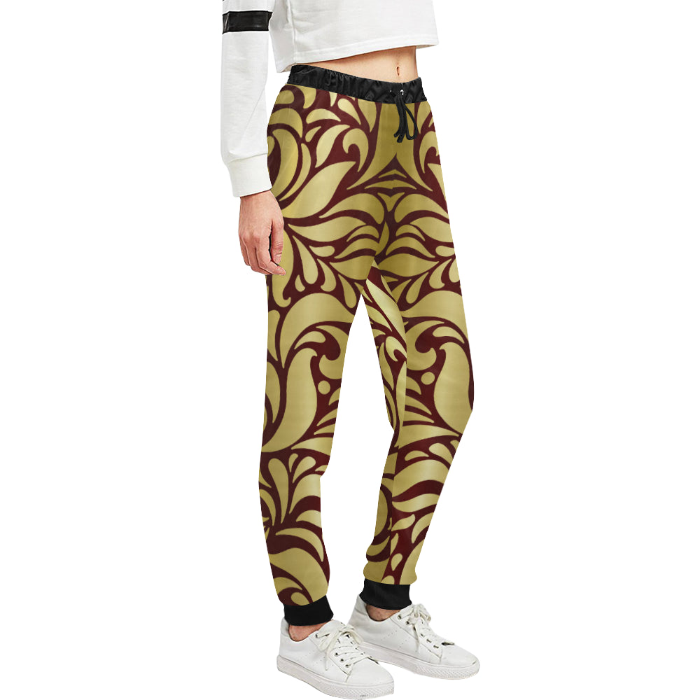 GORGIOUS LEAF BRDX Women's All Over Print Sweatpants (Model L11)