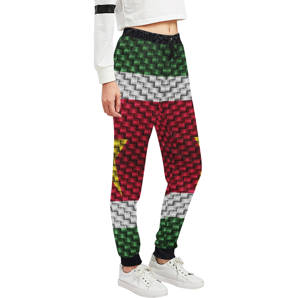 SURINAME FLAG Women's All Over Print Sweatpants (Model L11)