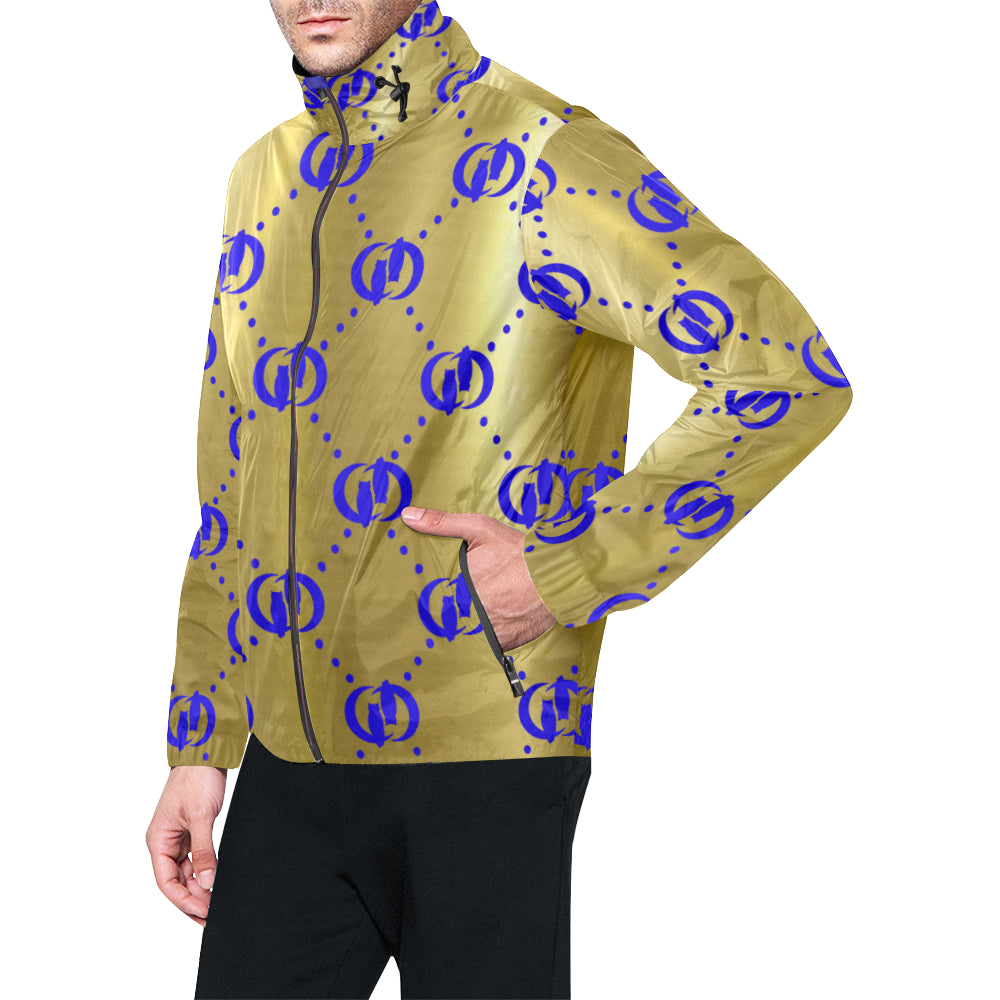 GOODIE GBLUE All Over Print Windbreaker for Unisex