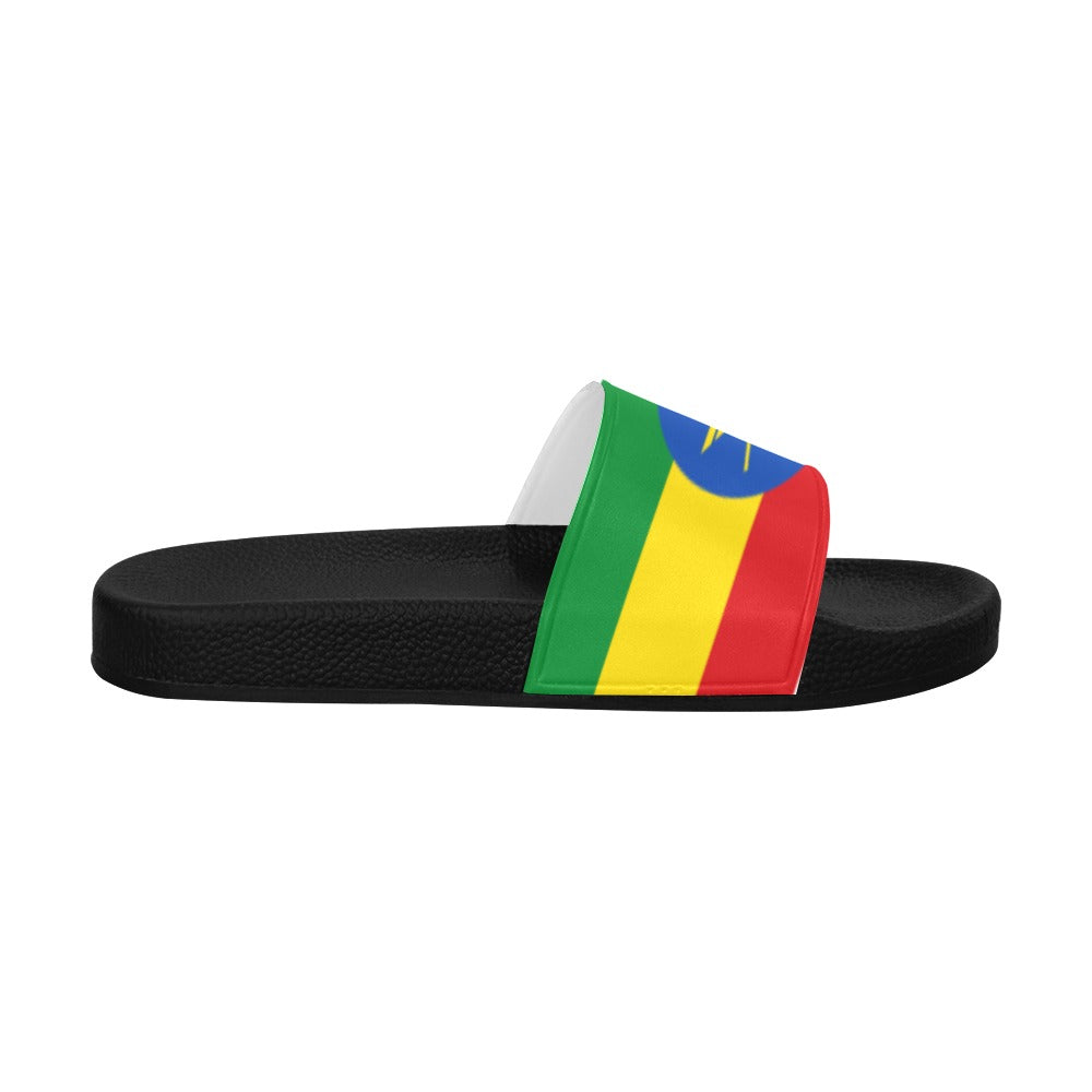 ETHIOPIA FLAG Women's Slide Sandals