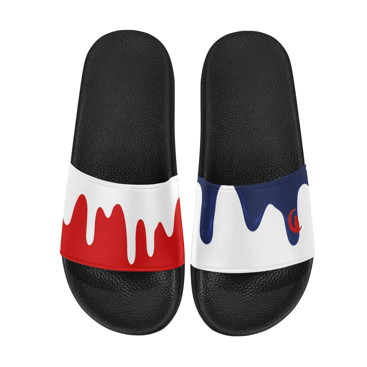 WATER DRIPPIN Men's Slide Sandals (Model 057)
