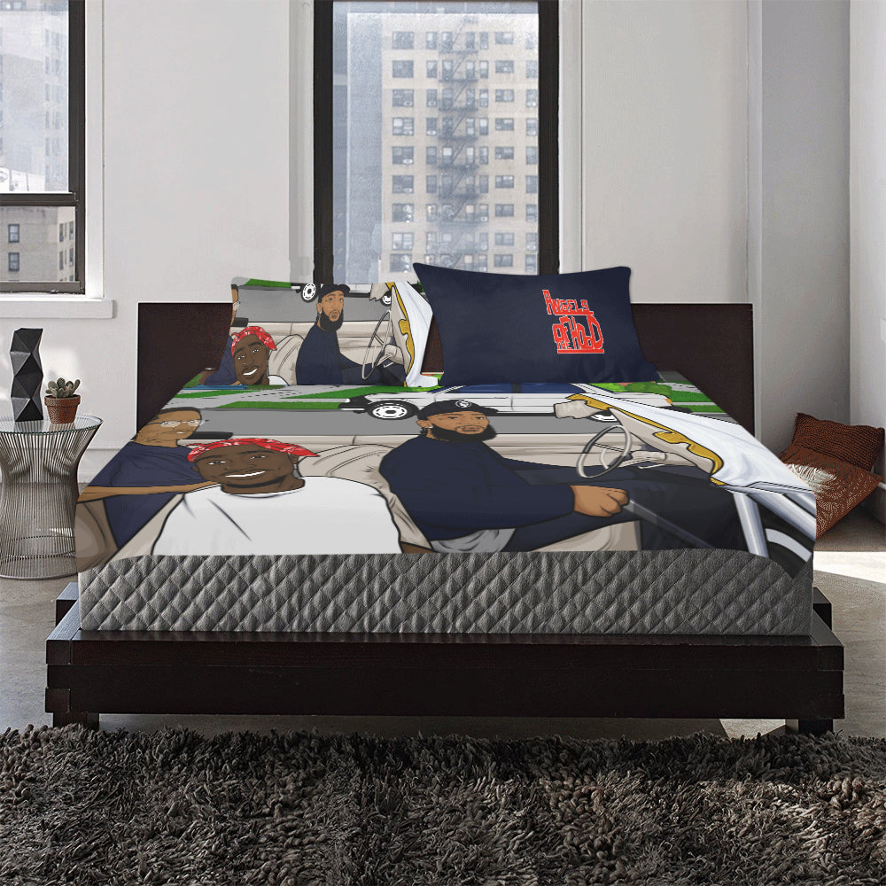 ANGEL OF THE HOOD 3-Piece Bedding Set