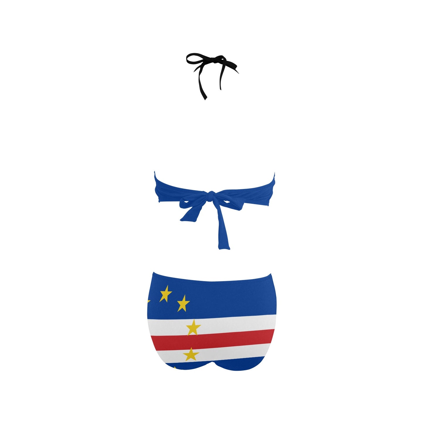 CAP VERT FLAG Women's Fringe Swimsuit (Model S32)