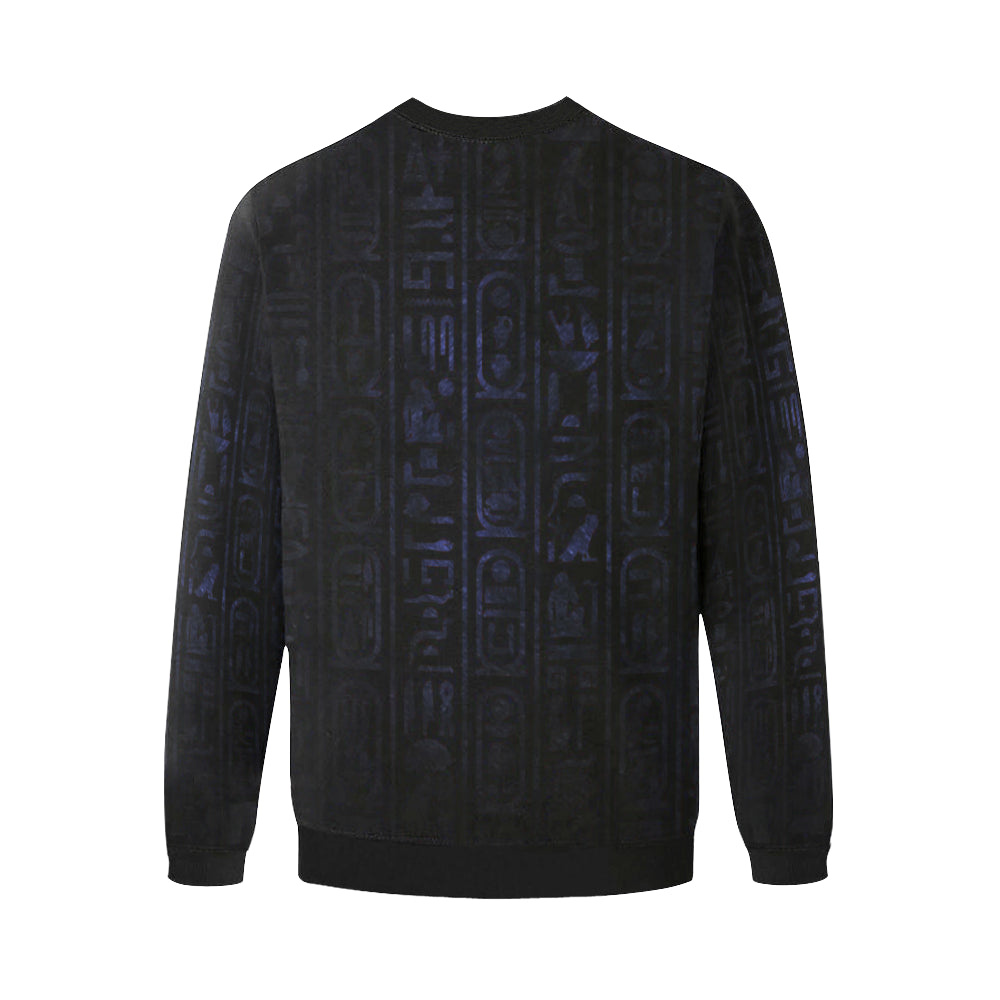 HERU HEAD Men's Oversized Fleece Crew Sweatshirt