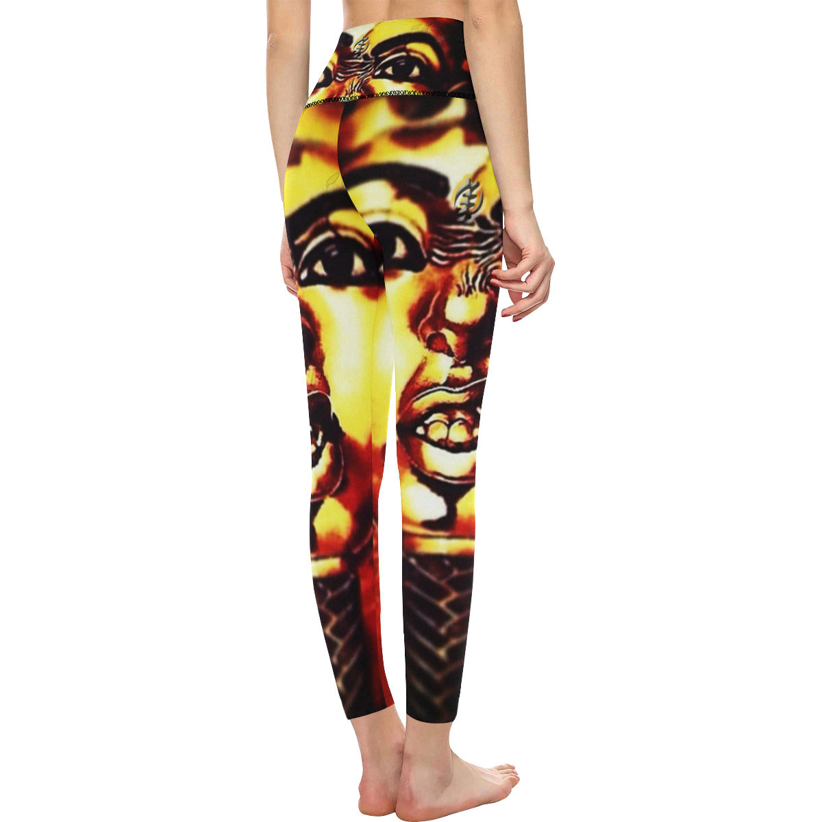 THUG PHAROAH All Over Print High-Waisted Leggings (Model L36)