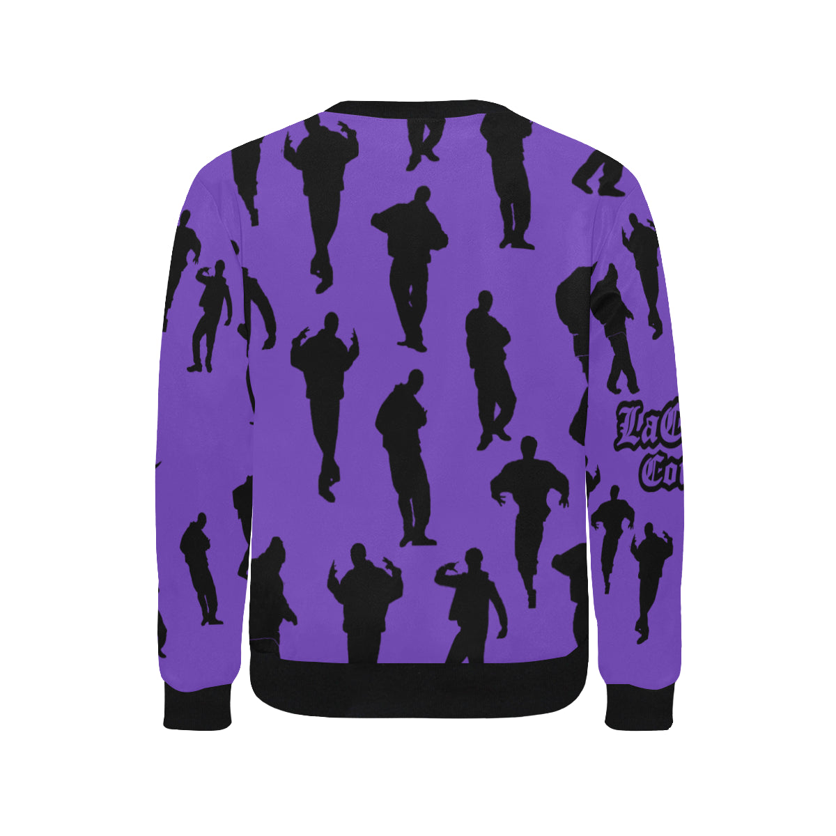C-WALK GRAPES Men's Rib Cuff Crew Neck Sweatshirt