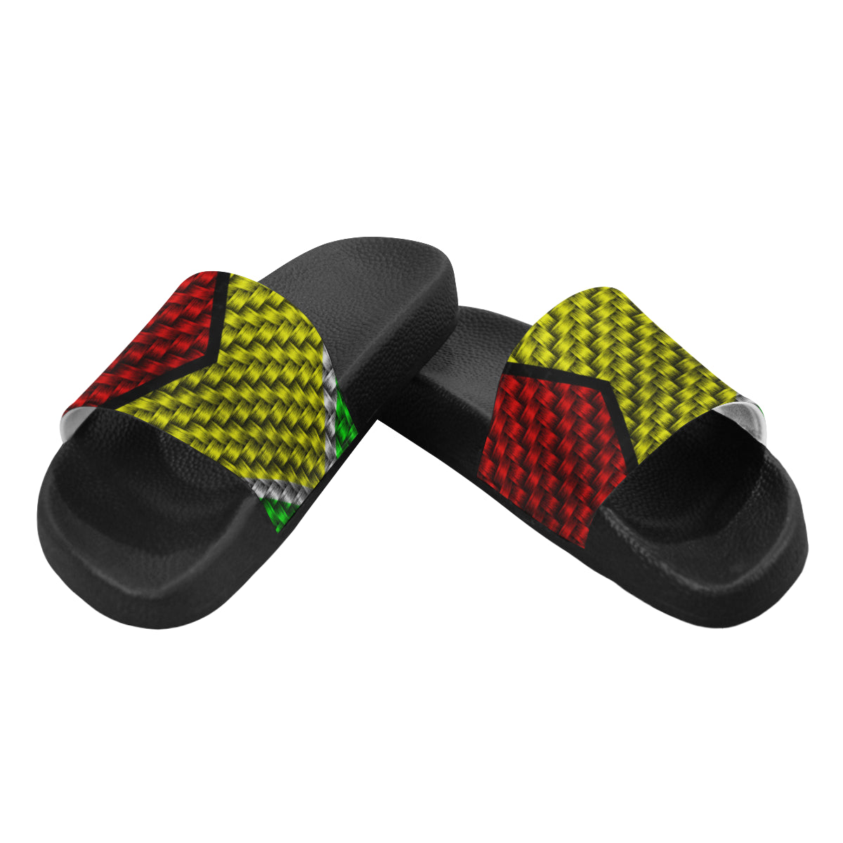 Guyana FLAG Men's Slide Sandals (Model 057)
