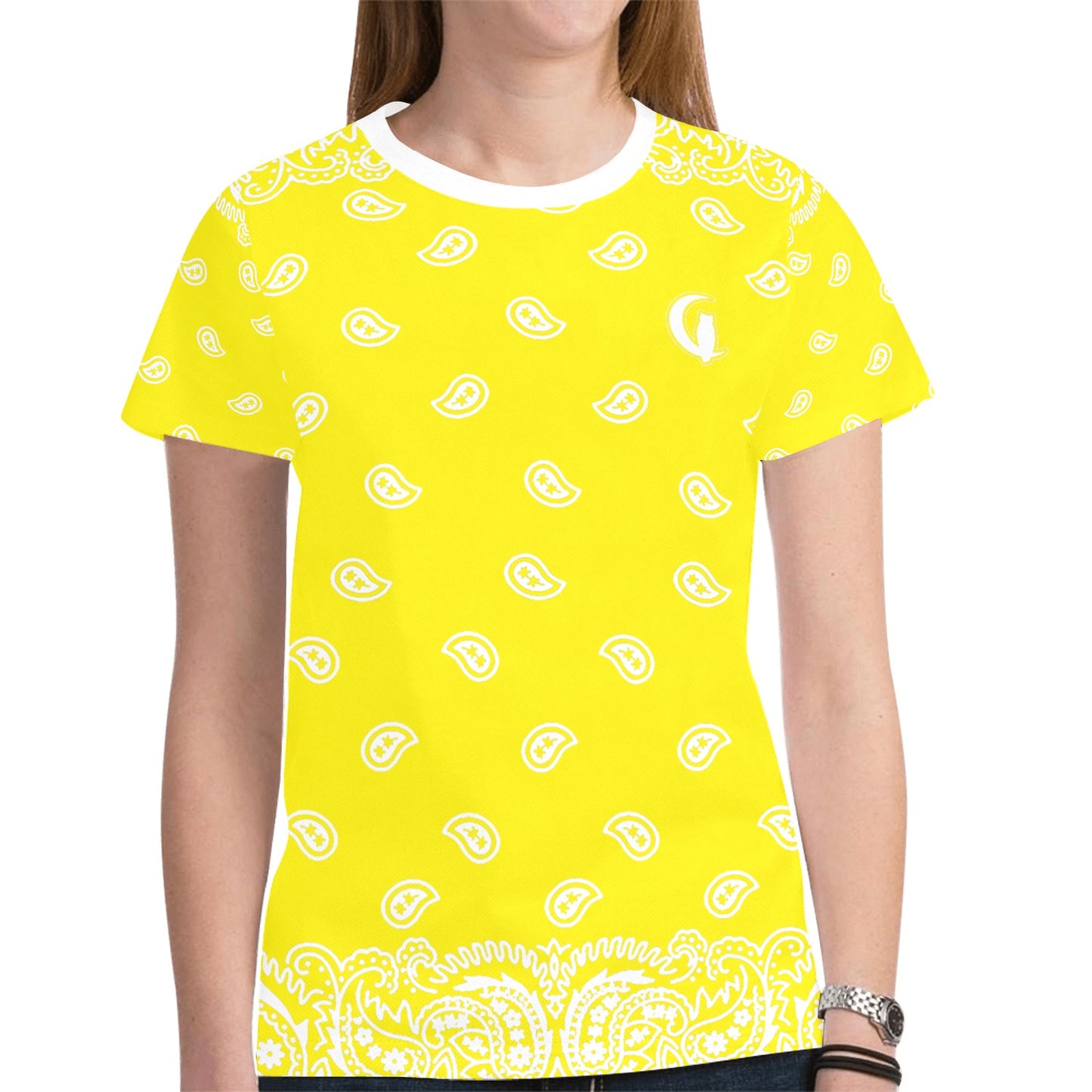 BANDANA FULLY New All Over Print T-shirt for Women