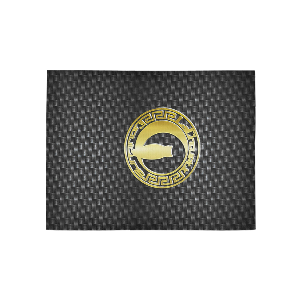DELUXE BLACC Area Rug 5'3''x4'