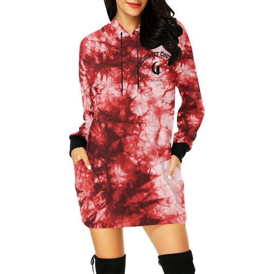 TIE DYE  Hoodie Mini Dress