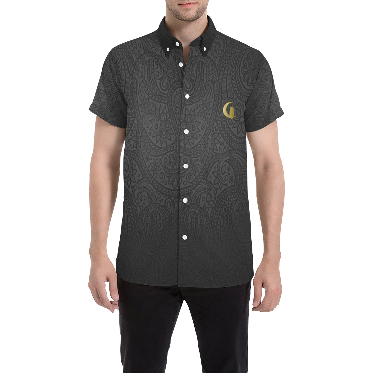 BANDANA LUXURY BLCC Men's All Over Print Short Sleeve Shirt