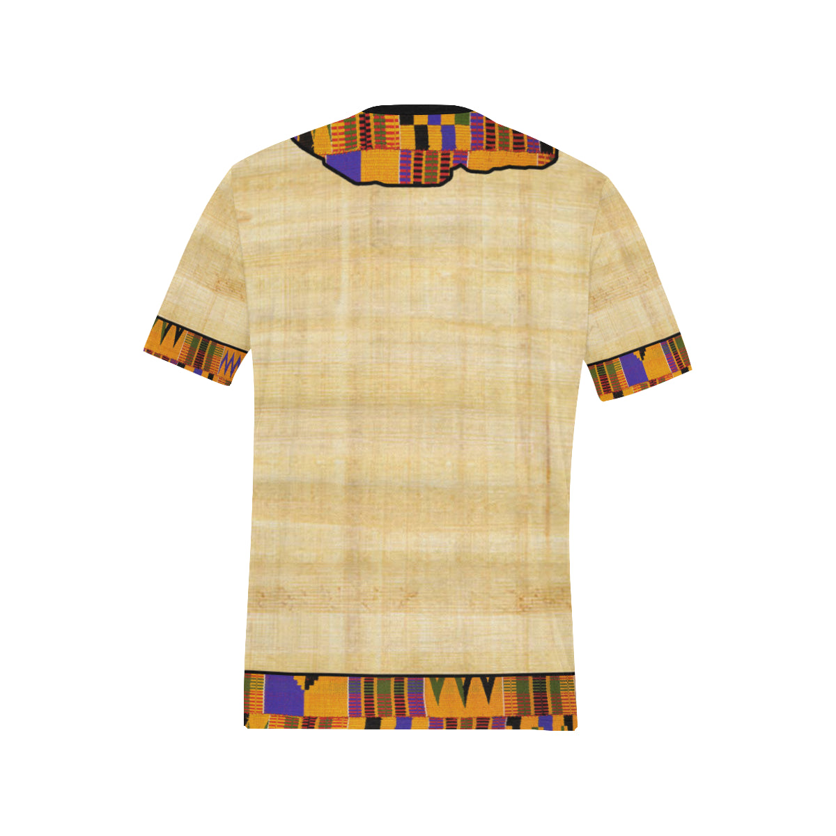 NILE VALLEY Men's All Over Print T-Shirt (Solid Color Neck) (Model T63)