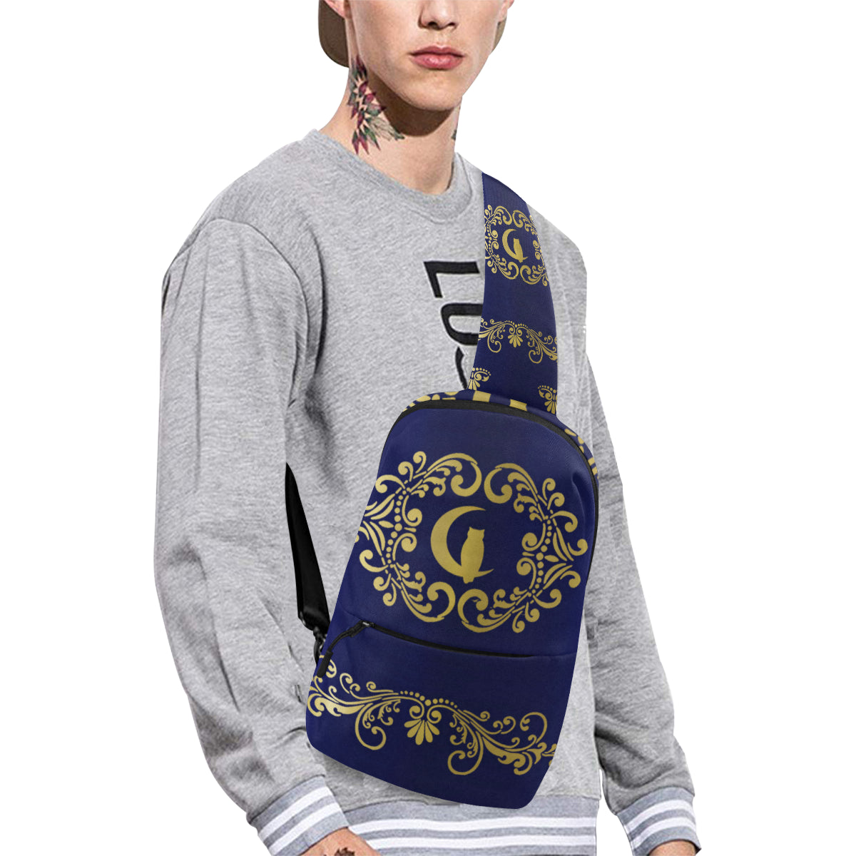 VIP GOLDEN BLUE Chest Bag (Model 1678)