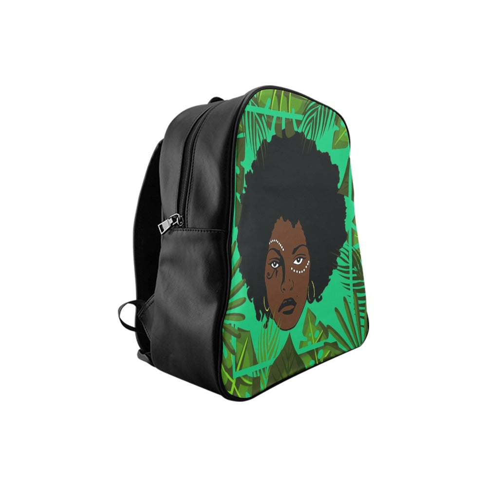 TROPICAL KWEEN FOREST School Backpack (Medium)