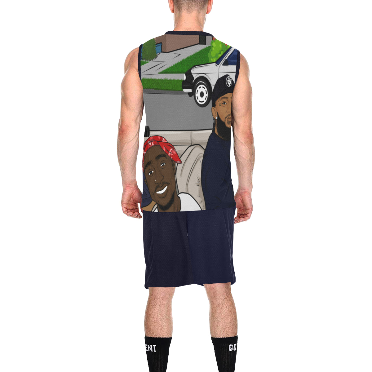 ANGEL OF THE HOOD Basketball Uniform