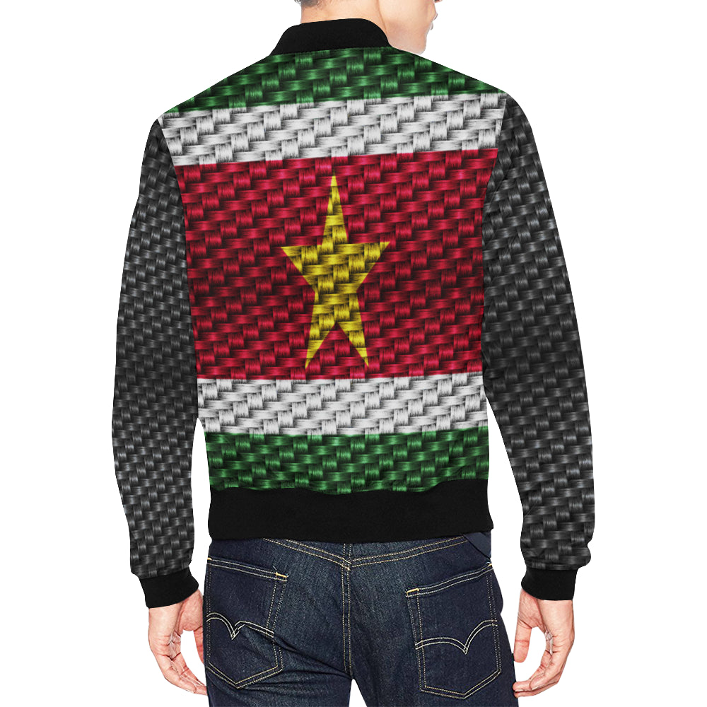 SURINAME All Over Print Bomber Jacket