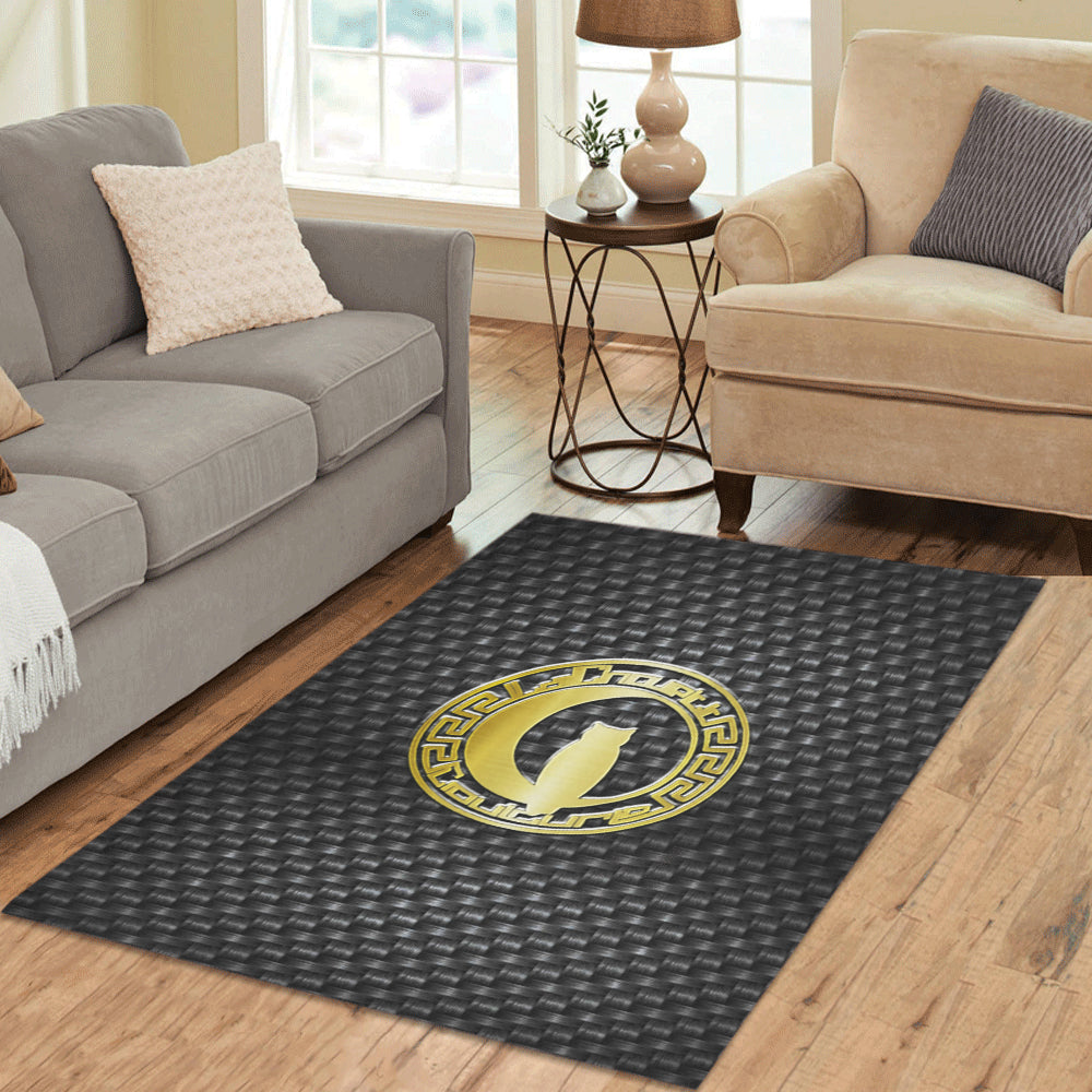 DELUXE BLACC Area Rug 5'3''x4'