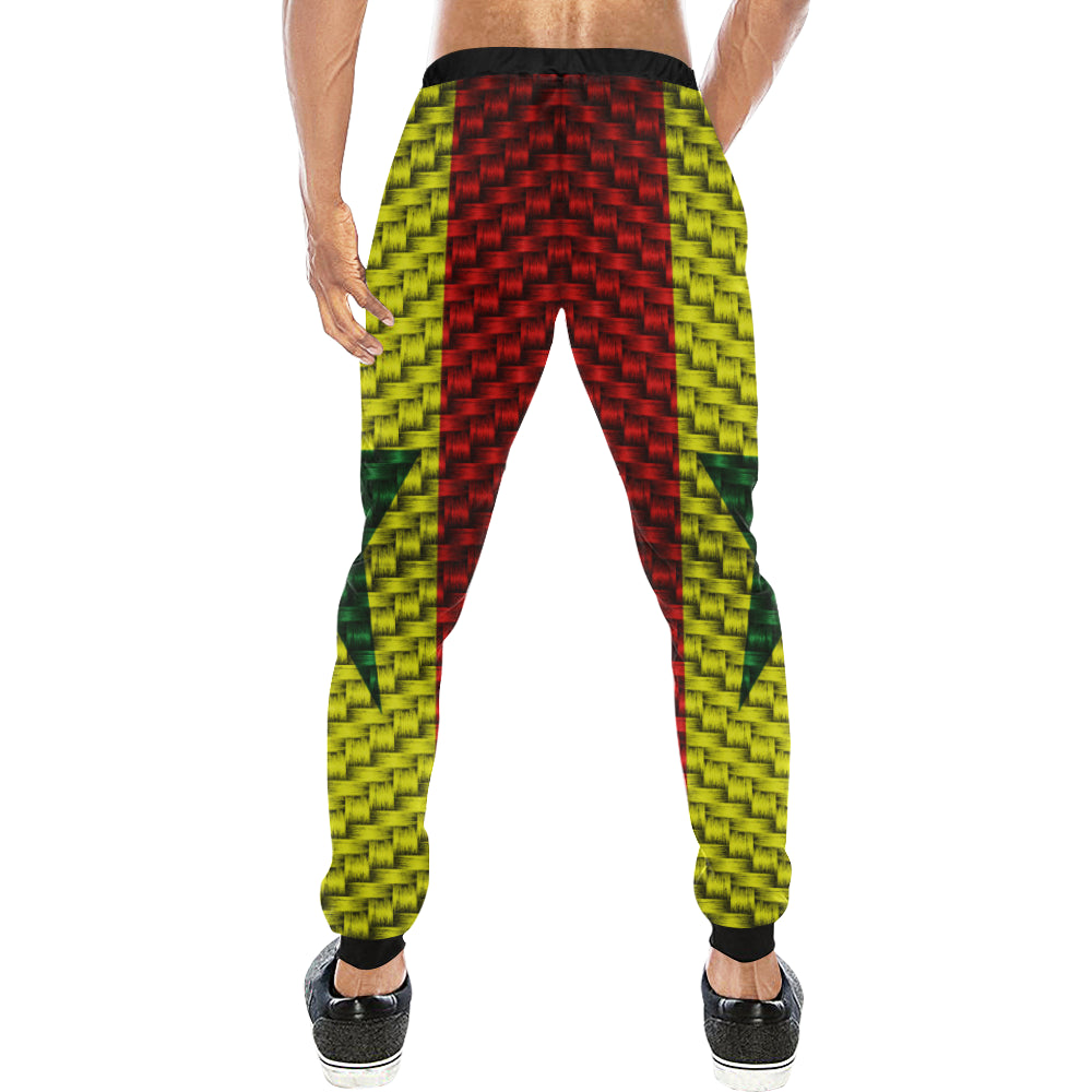 SENEGAL FLAG Men's All Over Print Sweatpants (Model L11)