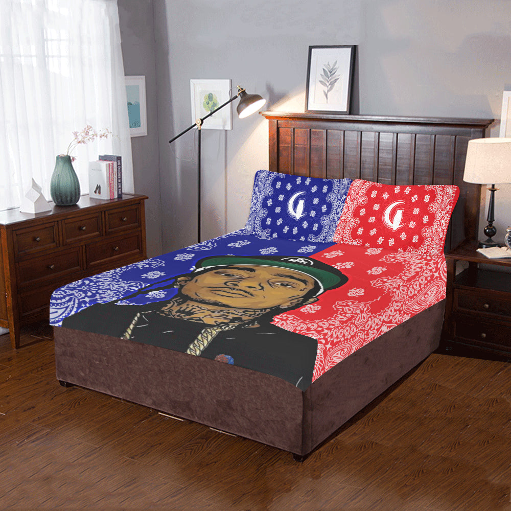 NIPSEY GANG UNITY 3-Piece Bedding Set