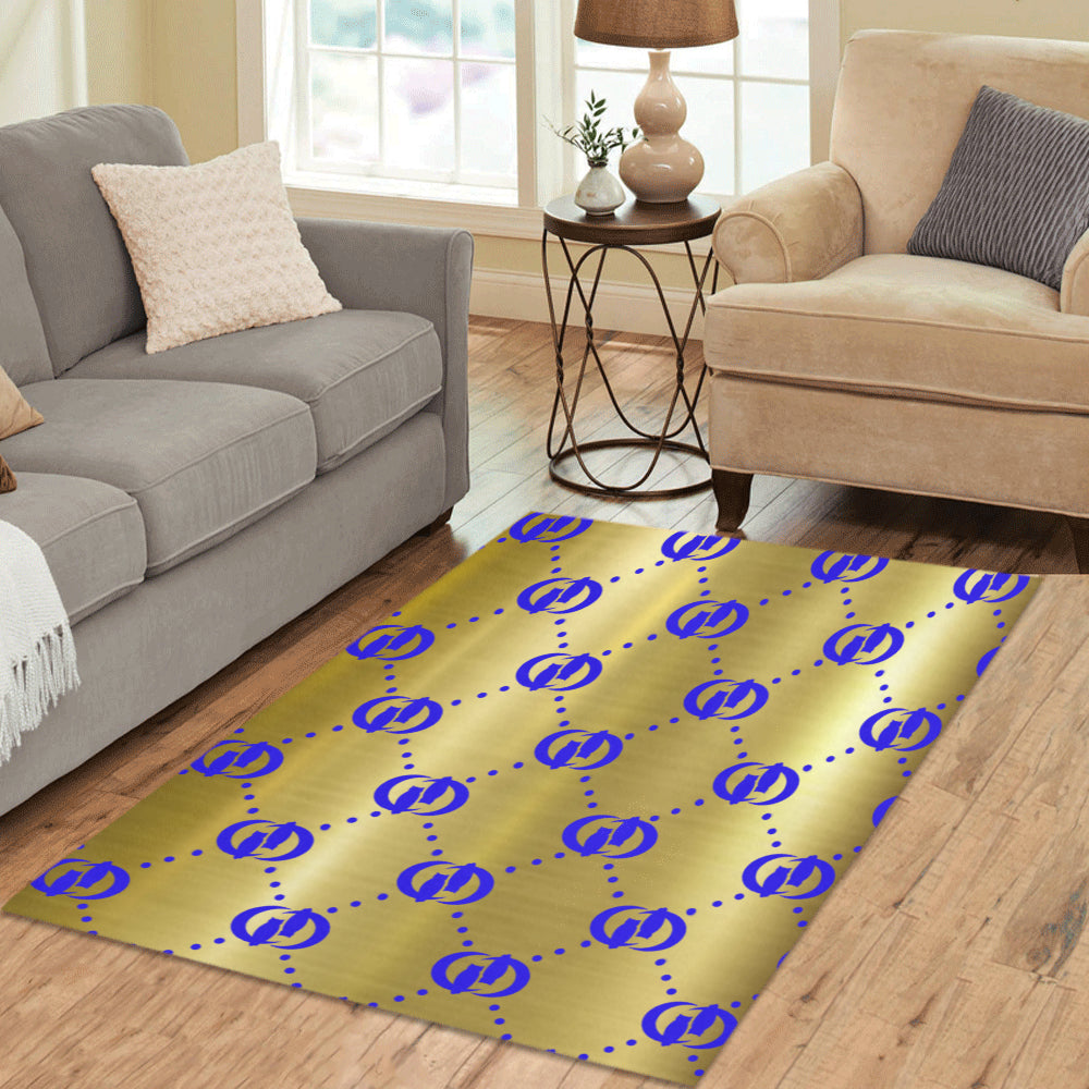 GOODY BLUELIGHT Area Rug 5'3''x4'