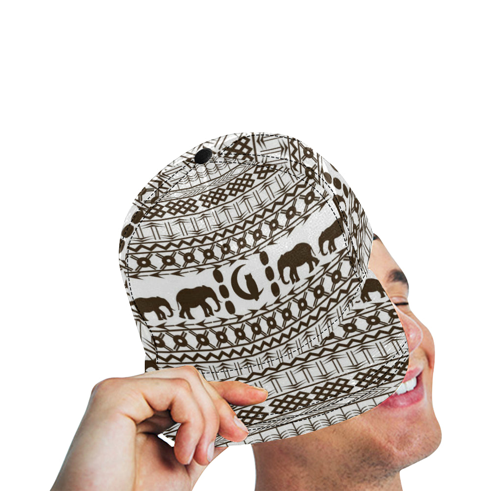ELEPHANT ORNEMENT All Over Print Snapback