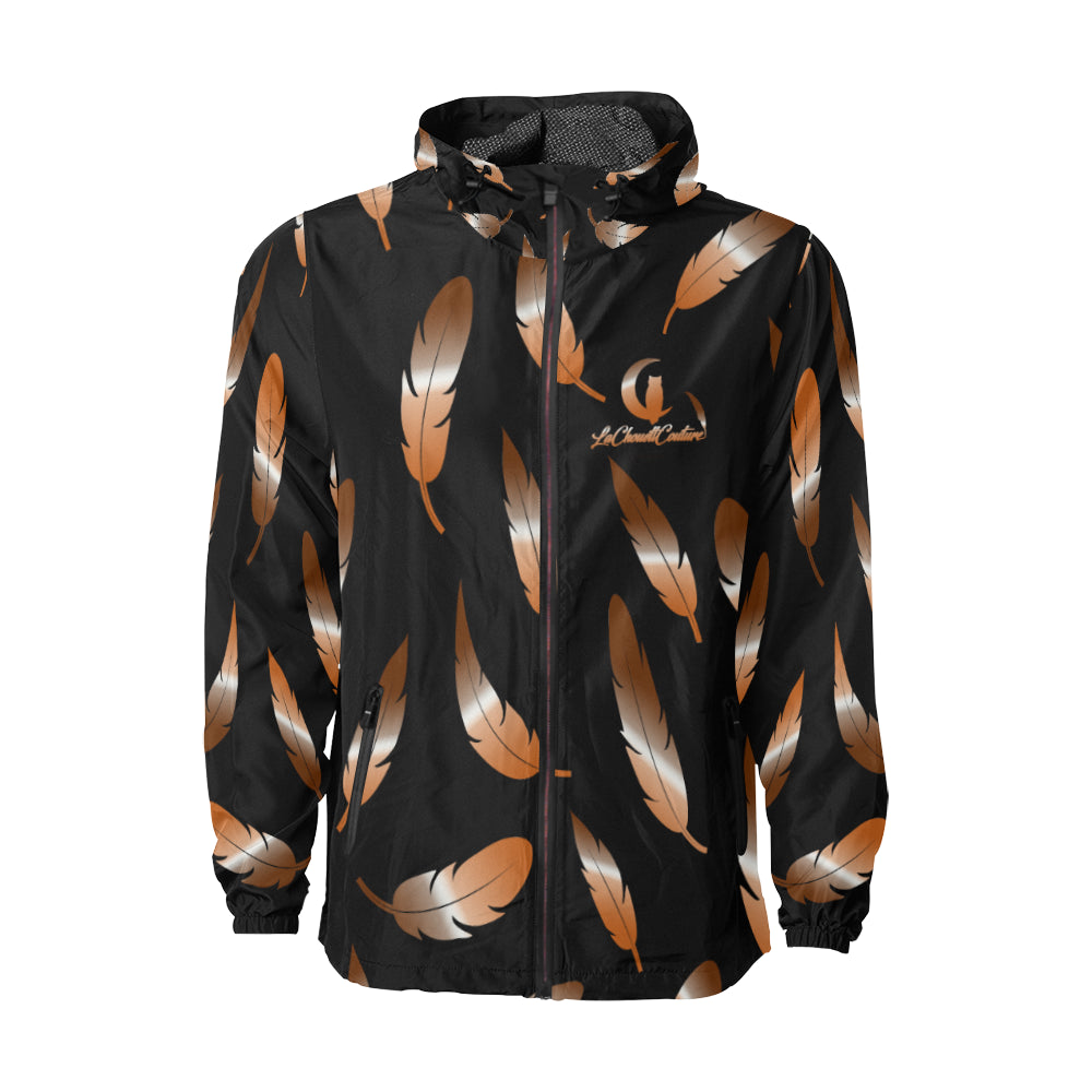 FEATHER COLOR BLCC Unisex All Over Print Windbreaker (Model H23)