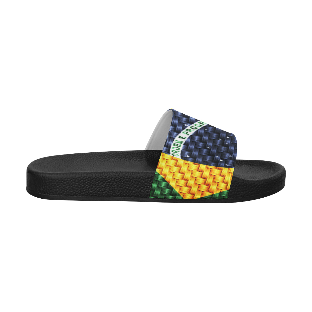 BRASIL FLAG Men's Slide Sandals (Model 057)