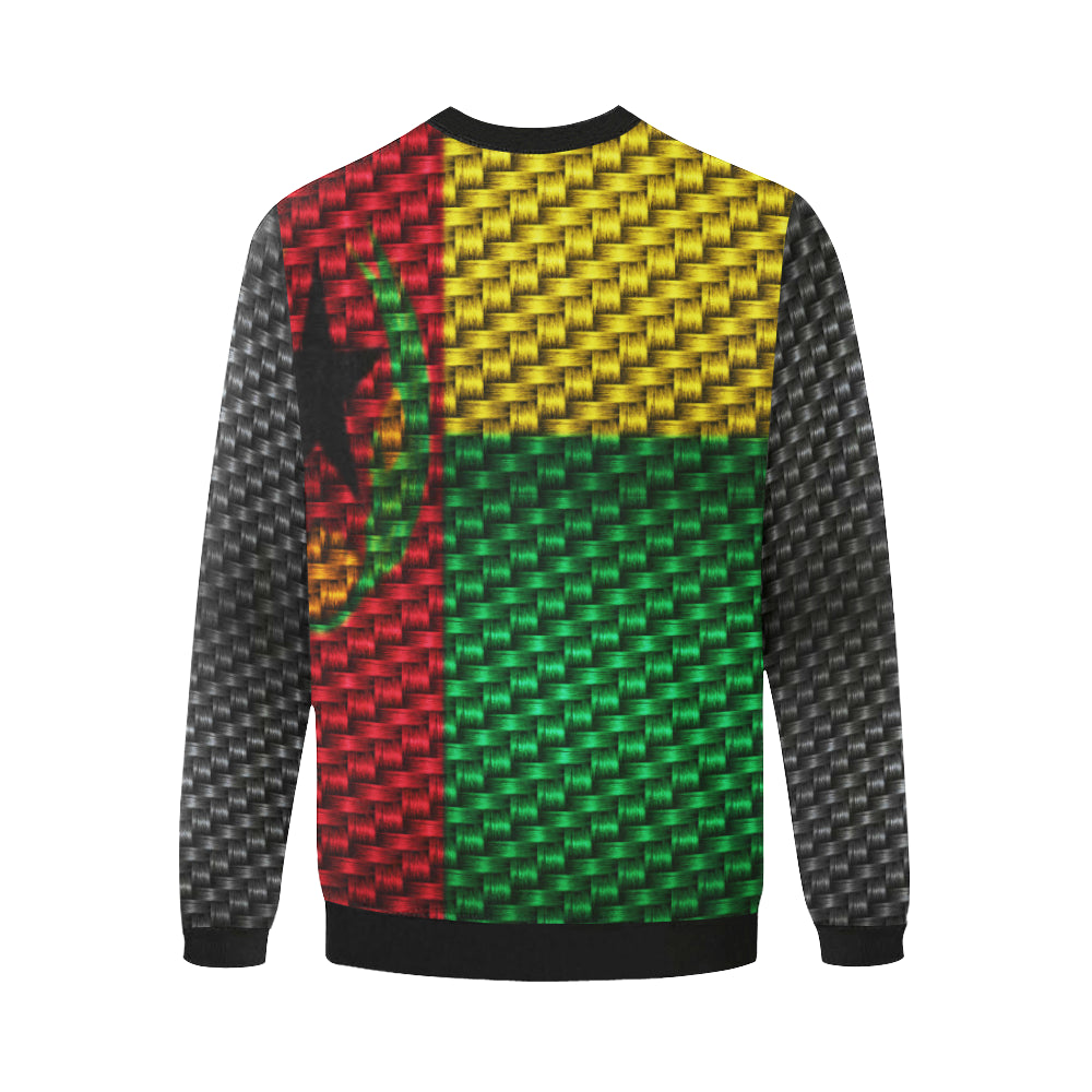 CAP VERT Men's Oversized Fleece Crew Sweatshirt