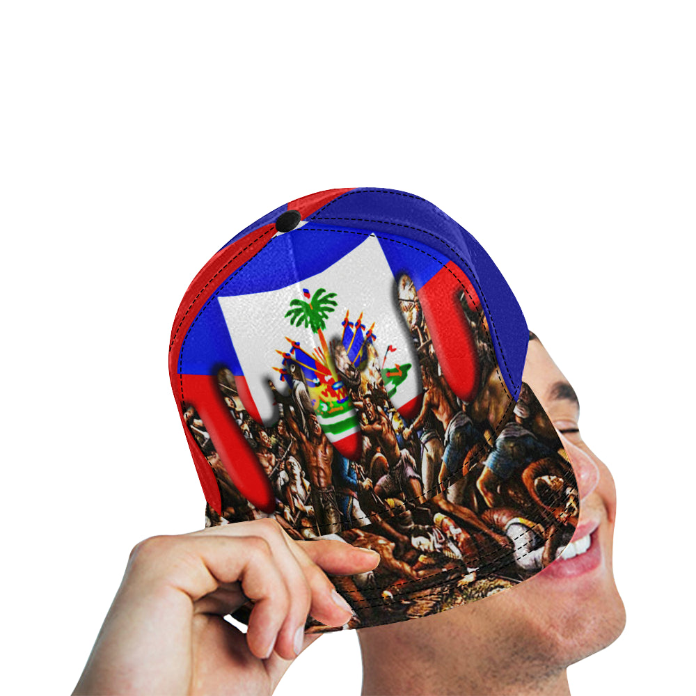 HAITI LICCING All Over Print Snapback Hat D