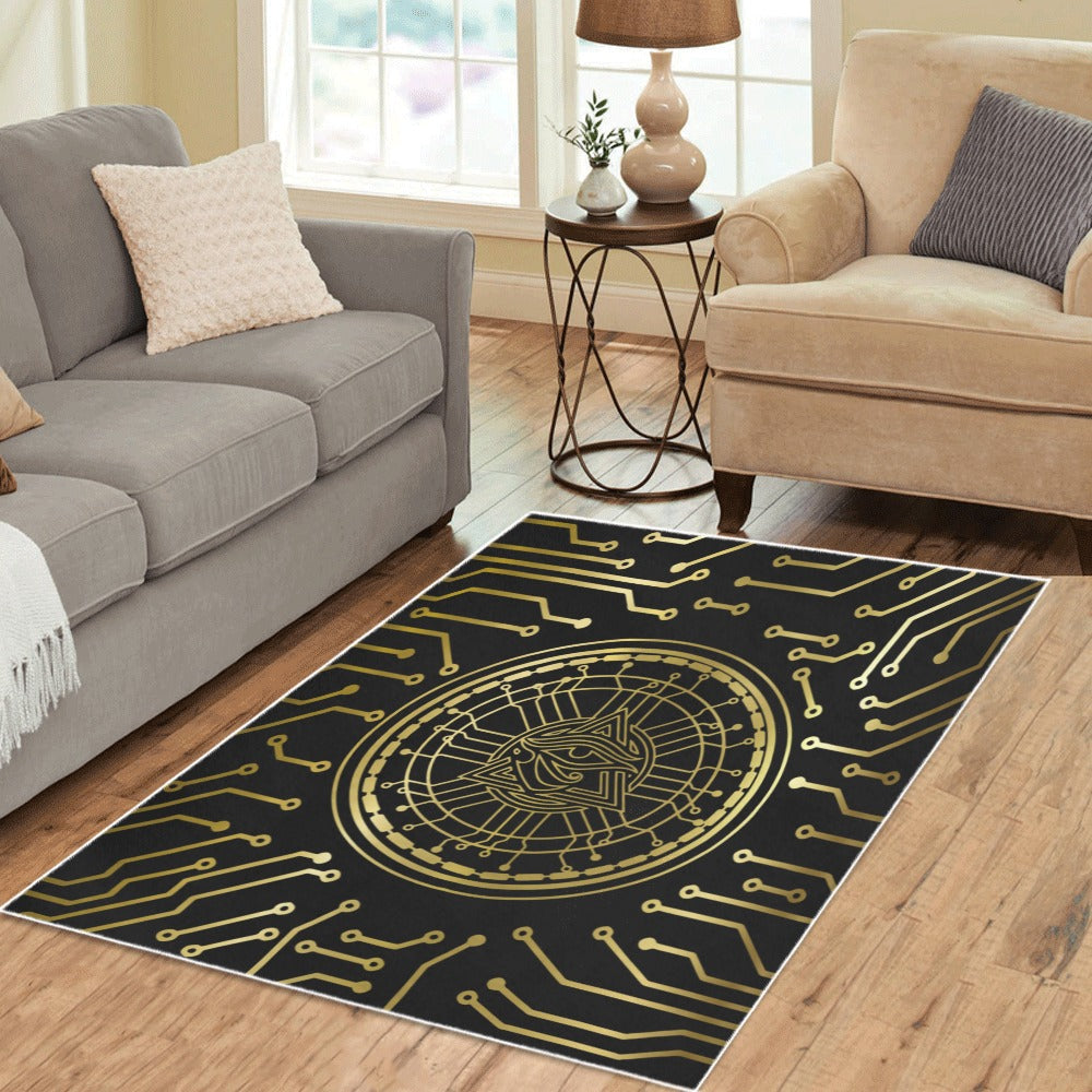 CRYPTO KMT Area Rug 5'3''x4'