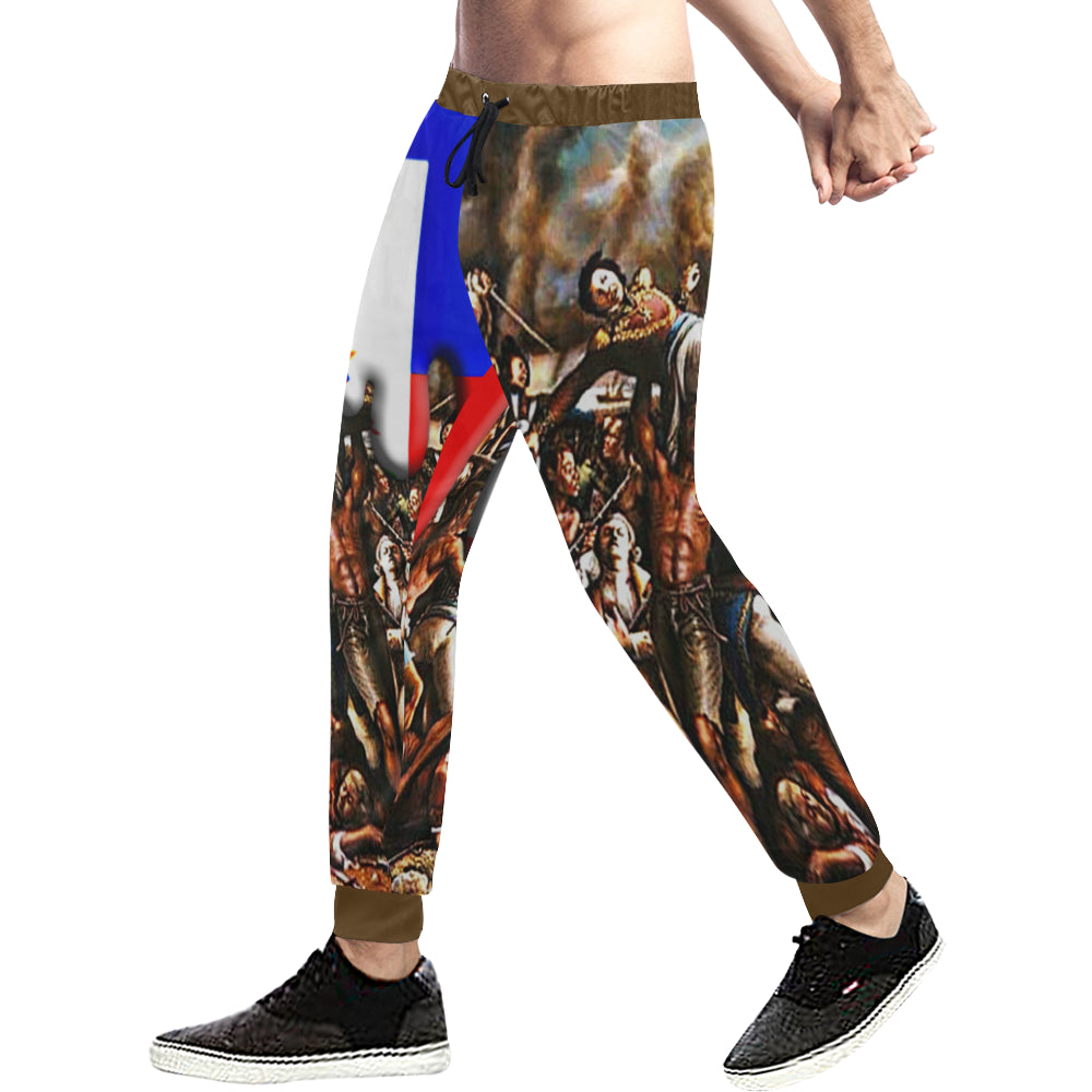 HAITI BOIS CAYMAN Men's All Over Print Sweatpants (Model L11)