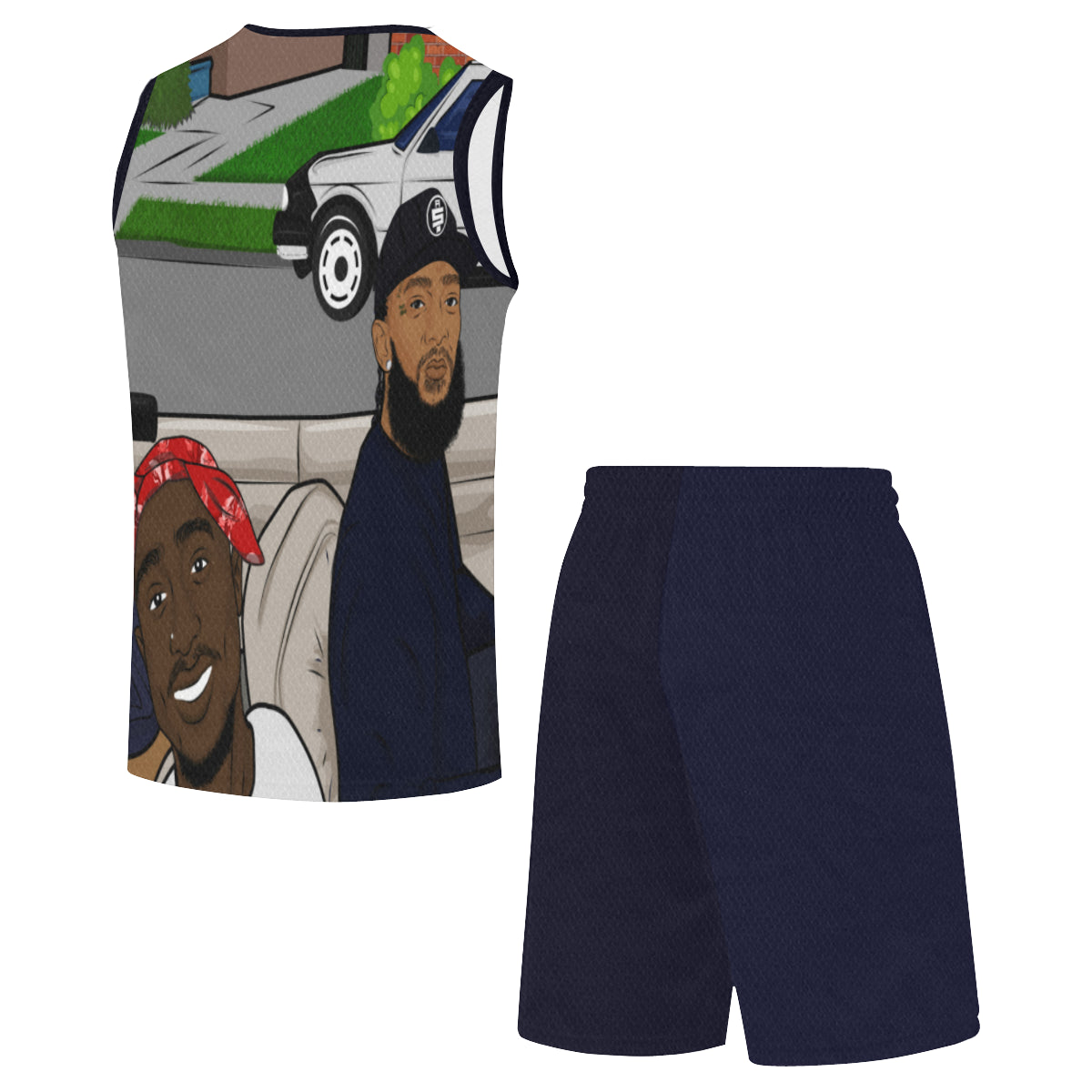 ANGEL OF THE HOOD Basketball Uniform
