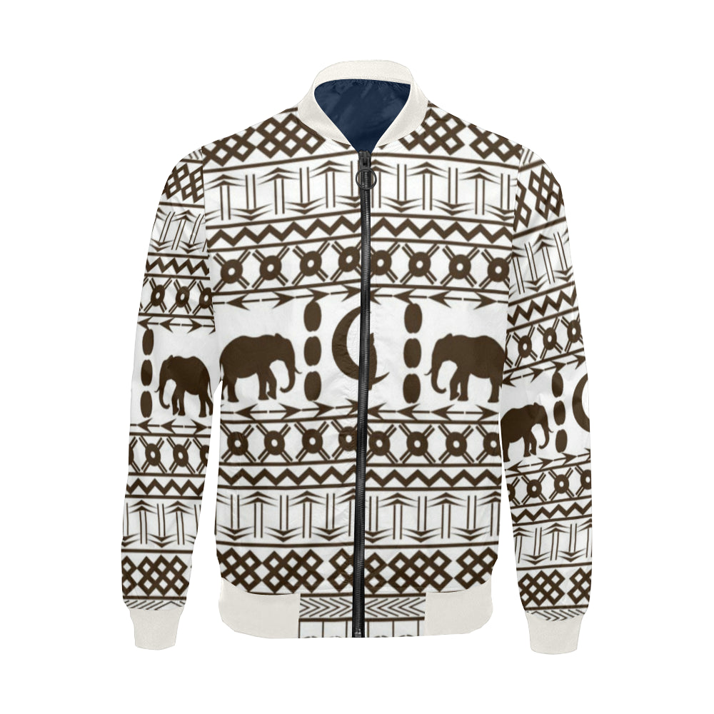 ELEPHANT Ornement  Bomber Jacket for Men