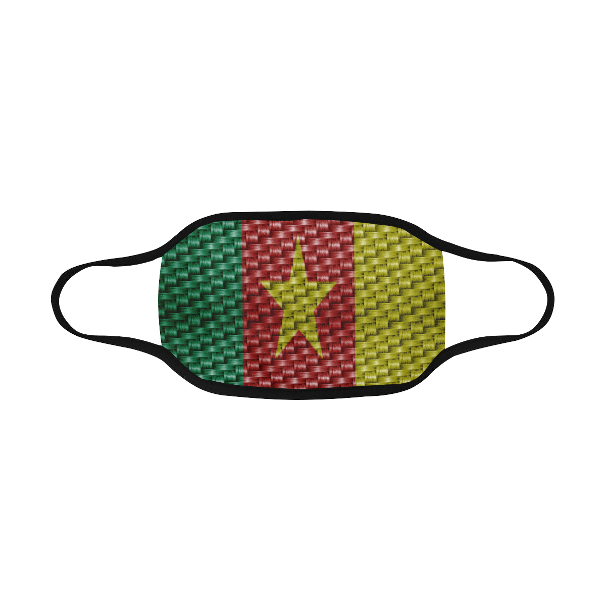 CAMEROUN FLAG Mouth Mask in One Piece (2 Filters Included)