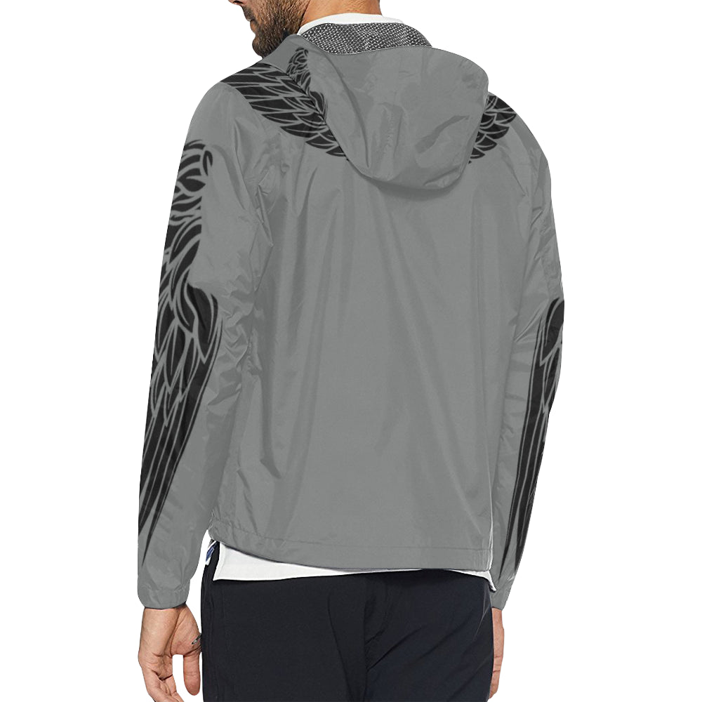 LCC WINGZ GRIS All Over Print Windbreaker for Unisex