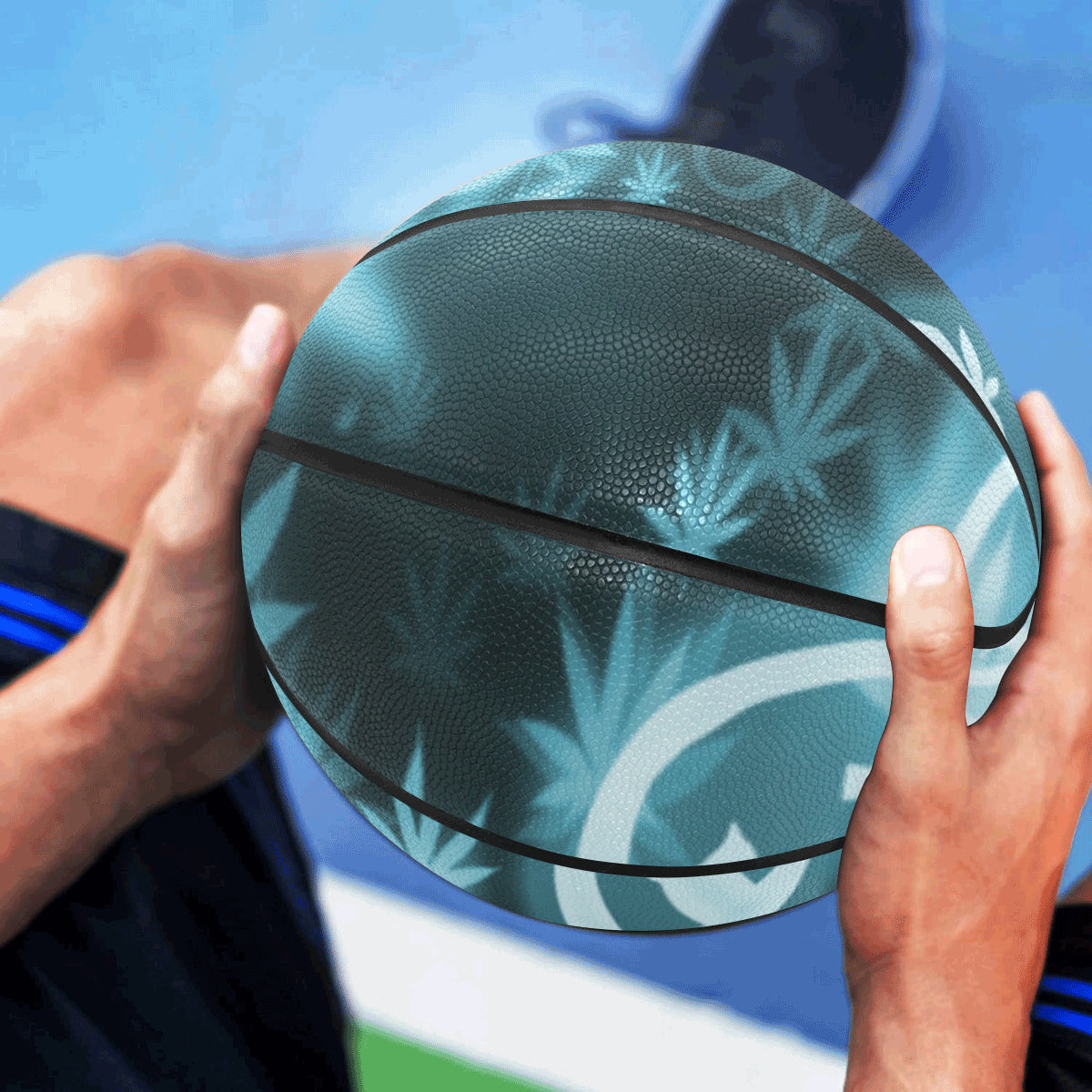 INFINITY BLUE COSMOS All Over Print Basketball