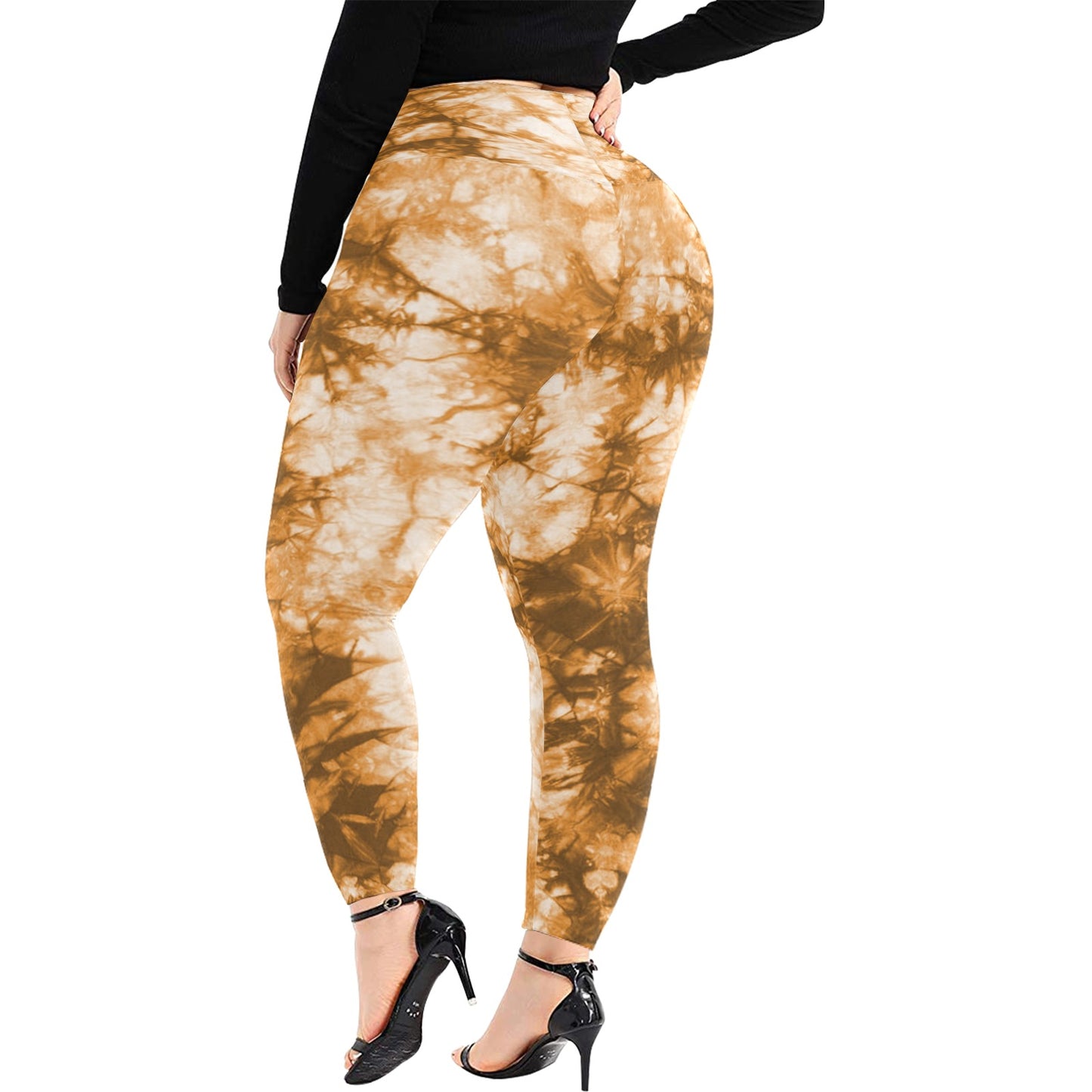 TIE DYE Plus Size High Waist Leggings