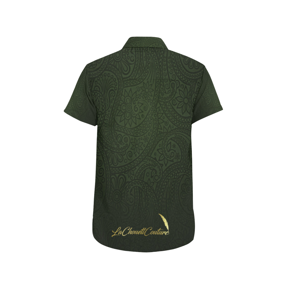 BANDANA LUXURY KAKI  Men's All Over Print Short Sleeve Shirt