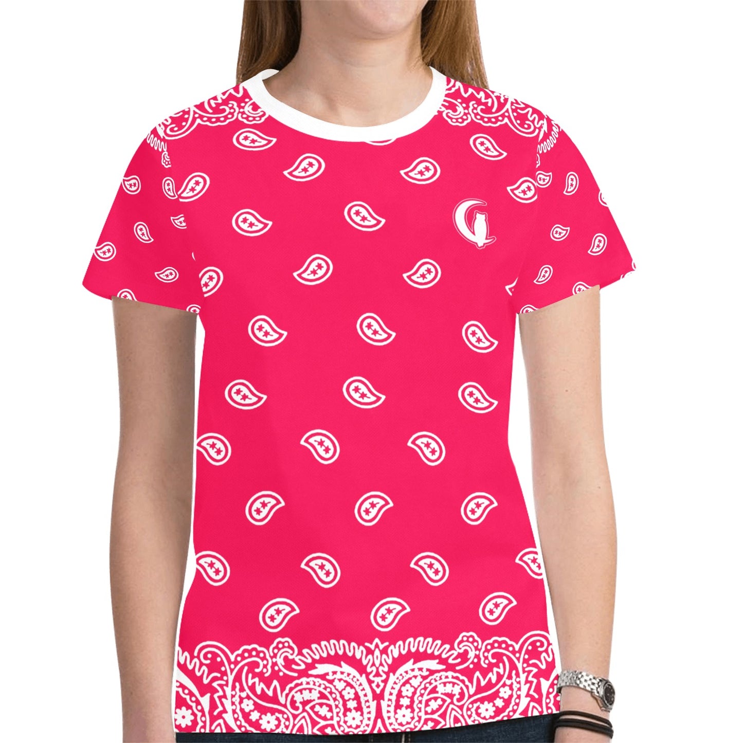 BANDANA FULLY New All Over Print T-shirt for Women