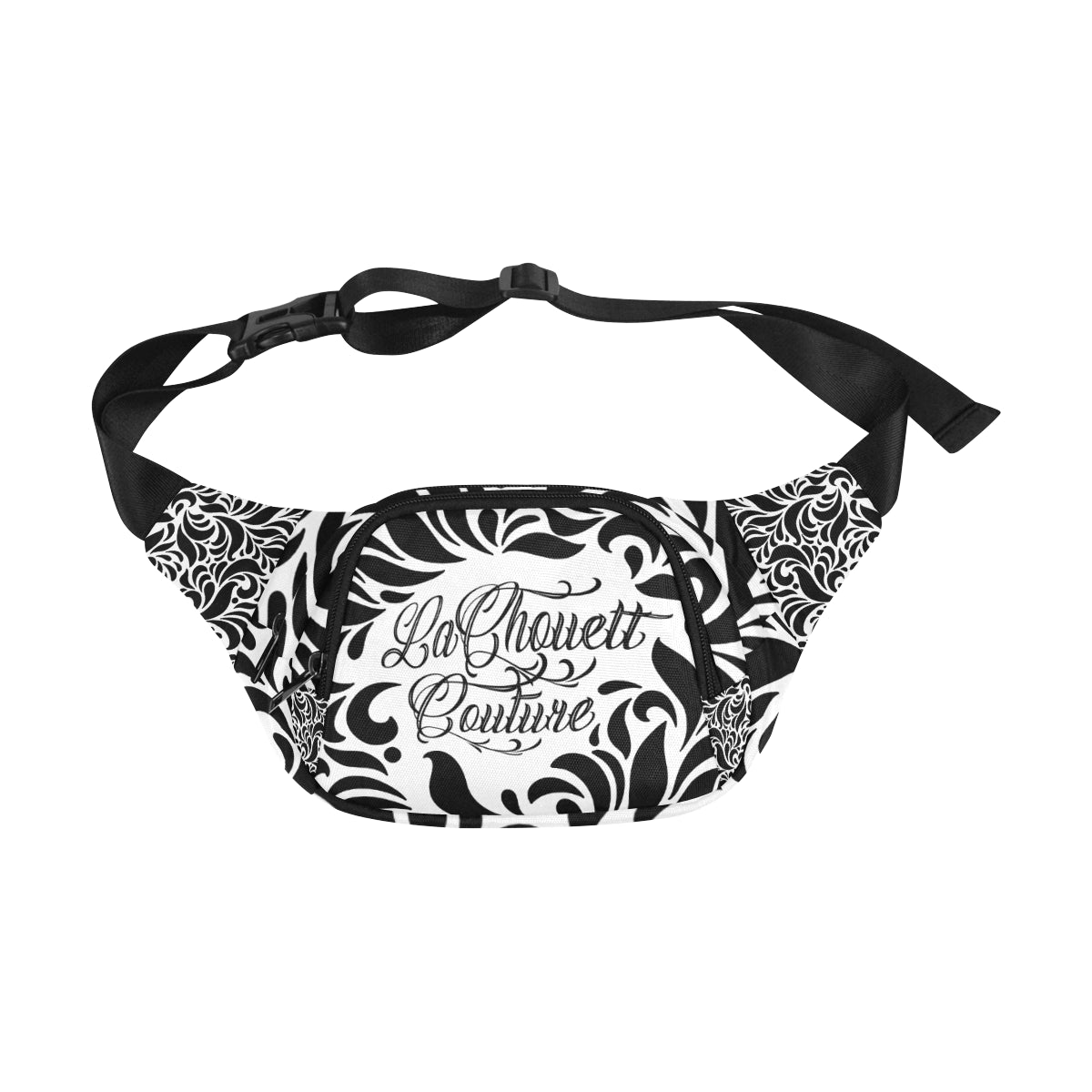 GORGIOUS LEAF BLCCWHT Fanny Pack/Small (Model 1677)