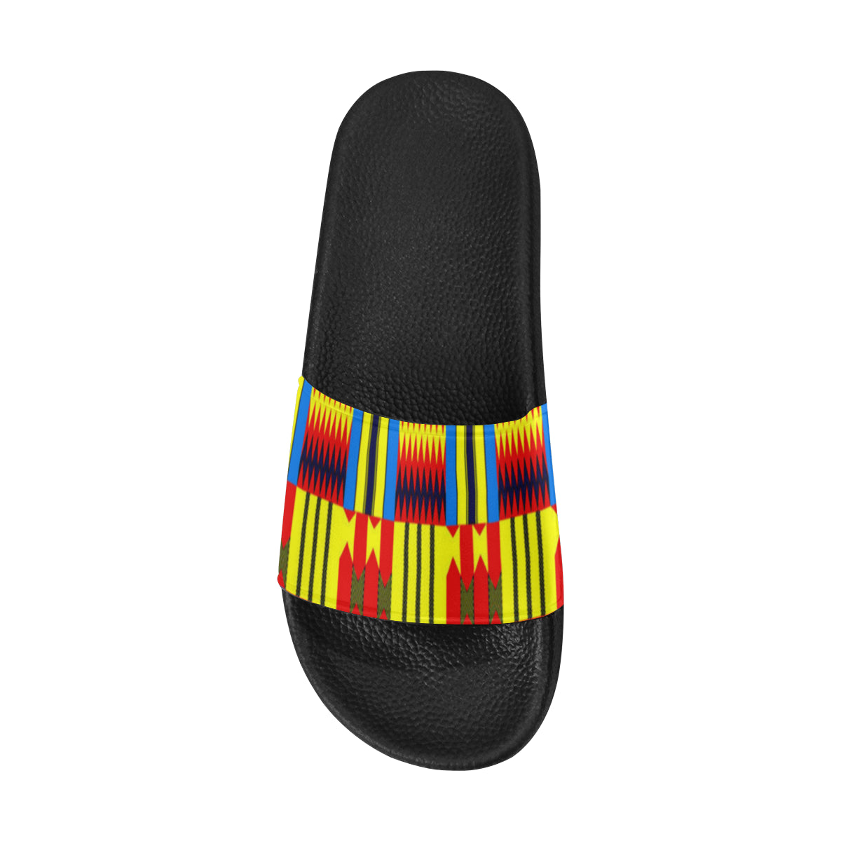 KENTE BLUE Women's Slide Sandals