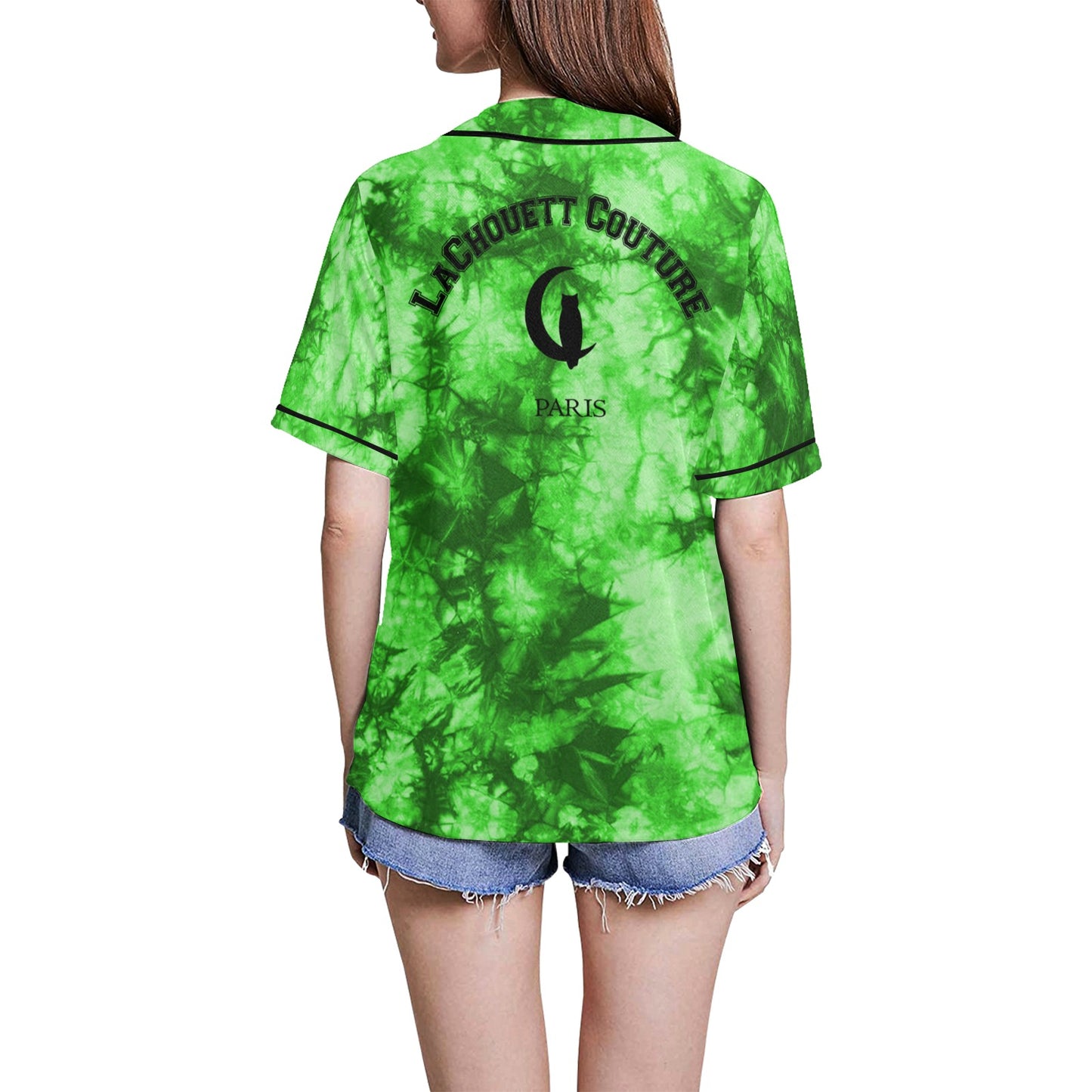 TIE DYE Baseball Jersey for Women